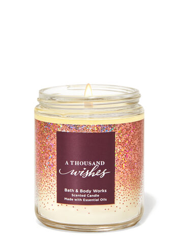 A THOUSAND WISHES Single Wick Candle - Classy & Unique