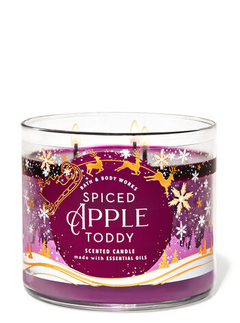SPICED APPLE TODDY 3-Wick Candle - Classy & Unique
