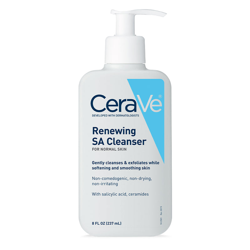 CeraVe Renewing SA Face Cleanser for Normal Skin, 8 oz. - Classy & Unique
