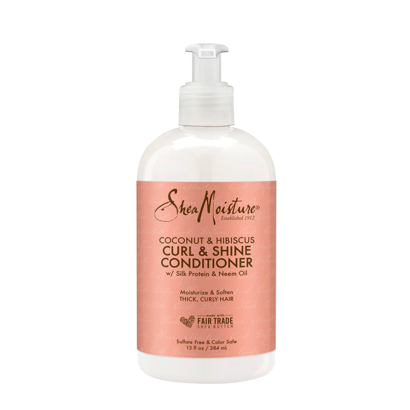 SheaMoisture Curl and Shine Conditioner to Restore and Smooth Dry Hair for Thick, Curly Hair, 13 oz - Classy & Unique