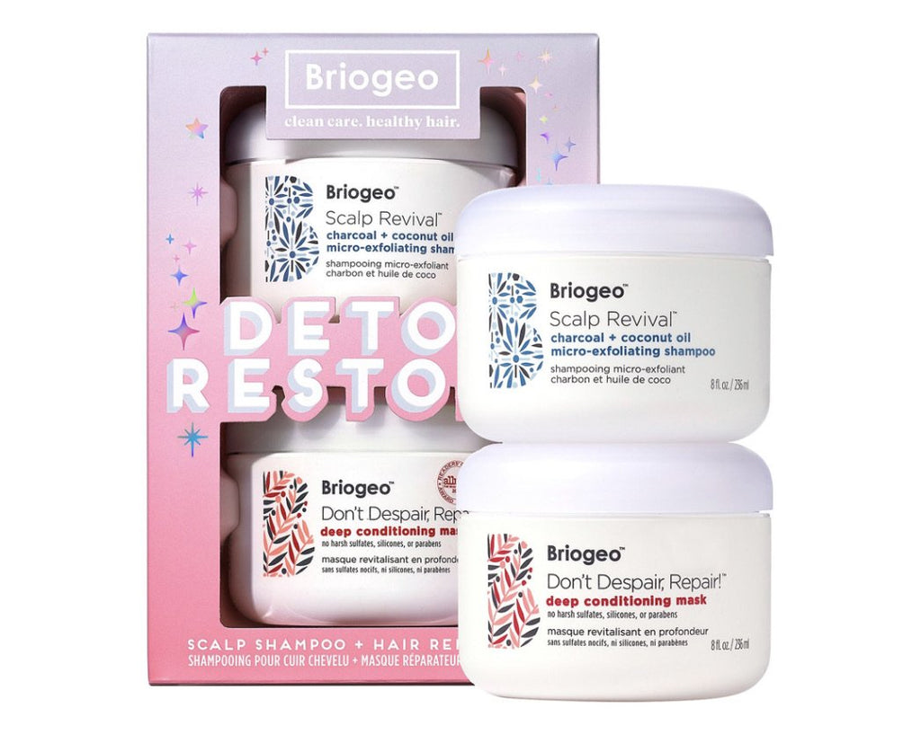 Briogeo Detox + Restore Kit ft. Scalp Revival Scalp Scrub Shampoo + Don’t Despair Repair Hair Mask - Classy & Unique