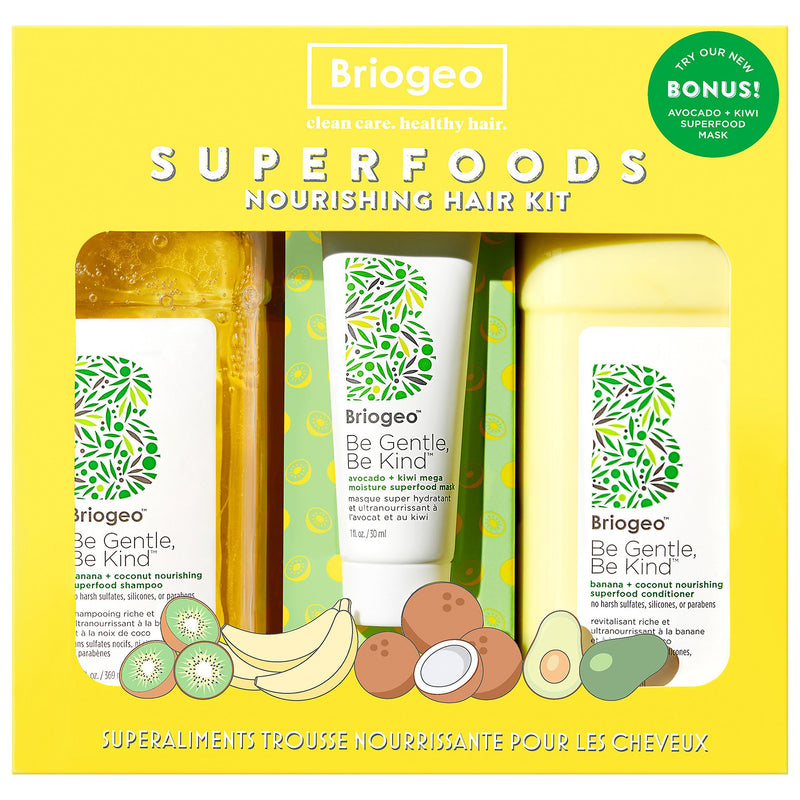 Briogeo Be Gentle, Be Kind Banana + Coconut Superfoods Nourishing Hair Value Set - Classy & Unique
