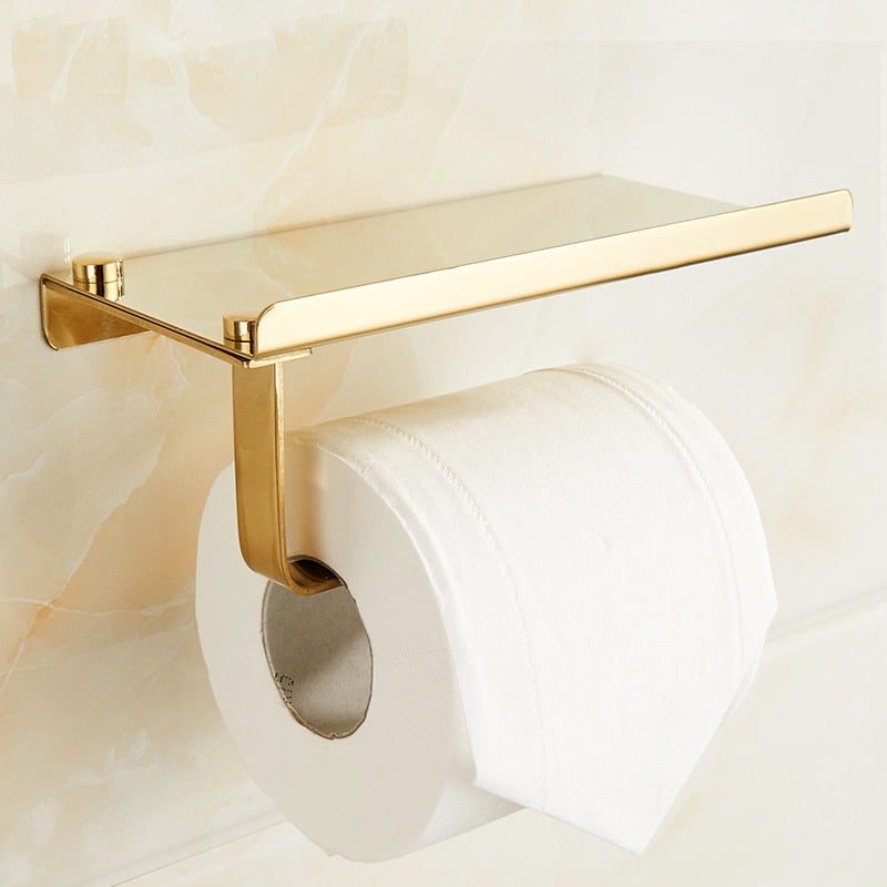 Stainless Steel Toilet Paper Holder - Classy & Unique
