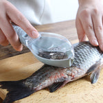 Fish Skin Brush Scraper With Knife - Classy & Unique