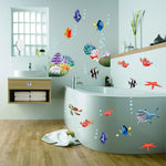 Colorful fish animals vinyl wall stickers - Classy & Unique