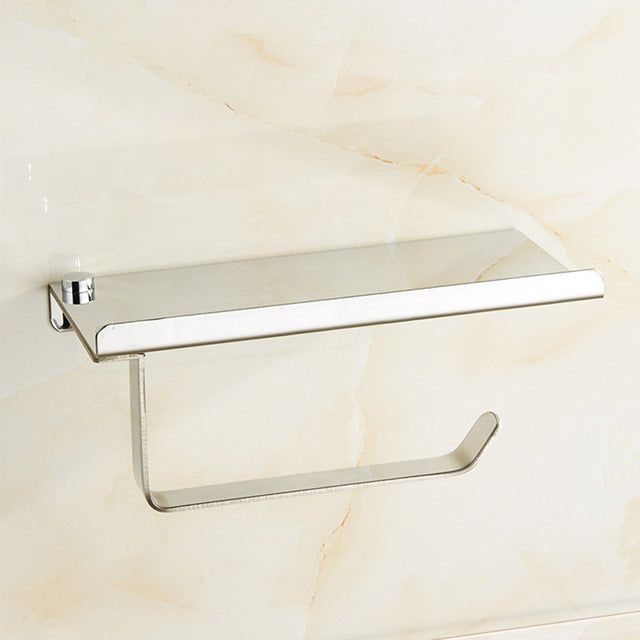 Stainless Steel Toilet Paper Holder - Classy & Unique
